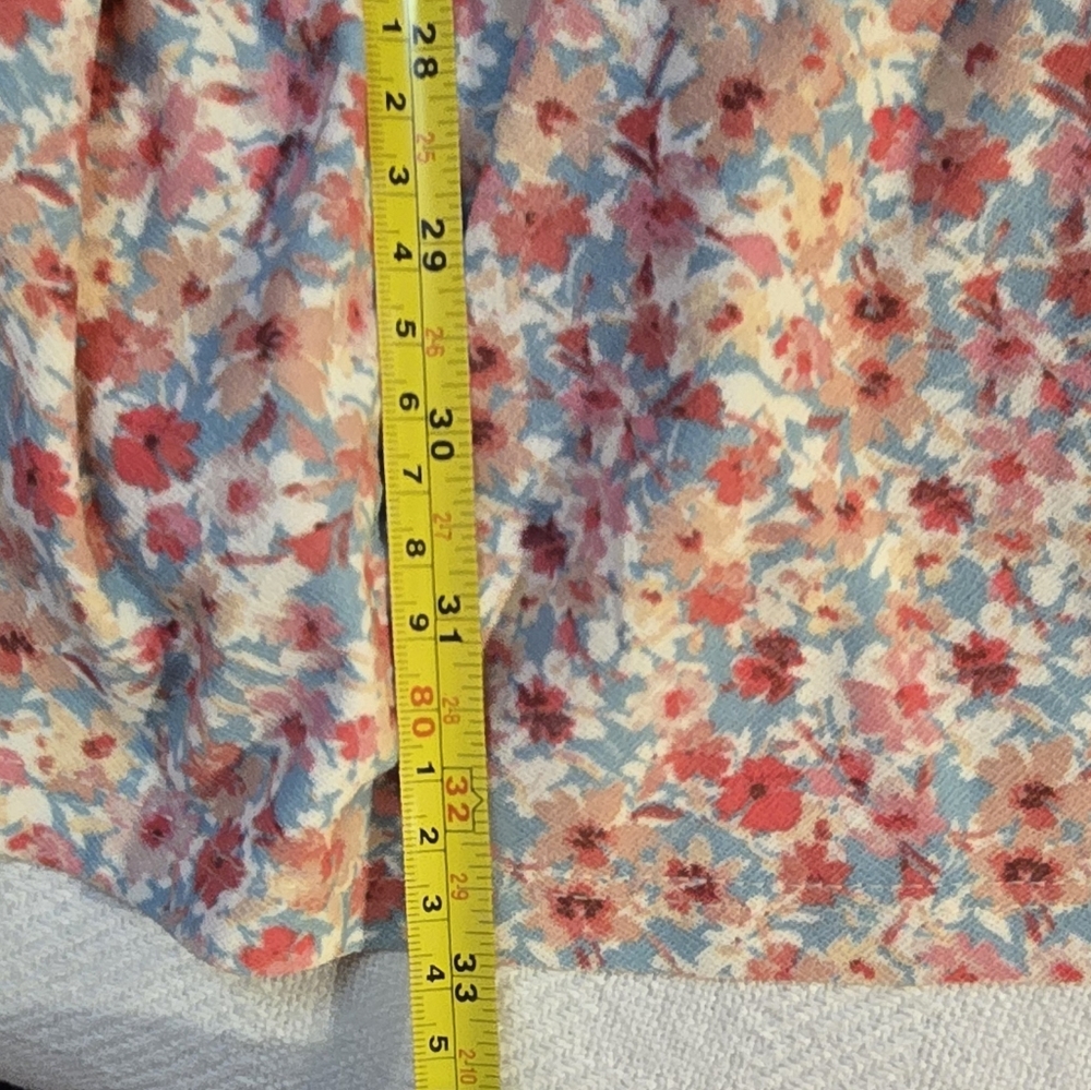 Monteau Pink and Blue Ruffled Tiered Sundress - Picture 5 of 7